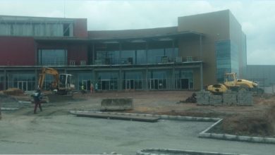 Douala Grand Mall en chantier