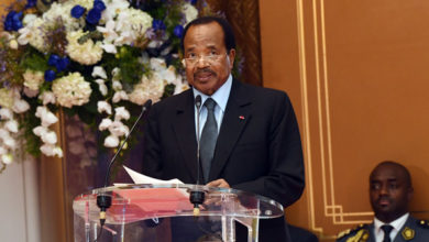 Paul Biya, président en exercice de la Cemac