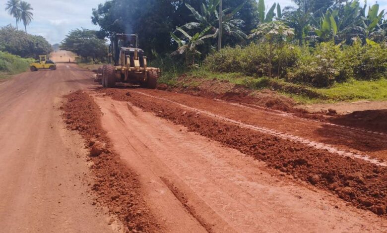 Le chantier de la boucle de la Lékié