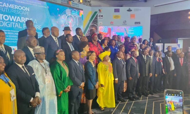 Les membres du gouvernement à l’ouverture officielle de la Cameroon Digital Week