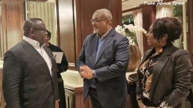 Président de la République de Sierra Leone, Julius Maada Bio et Thierry Hot, fondateur du RAF