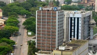 Le bâtiment de Camtel à Yaoundé