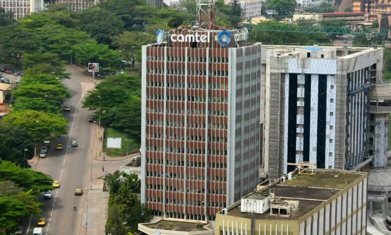 Le bâtiment de Camtel à Yaoundé