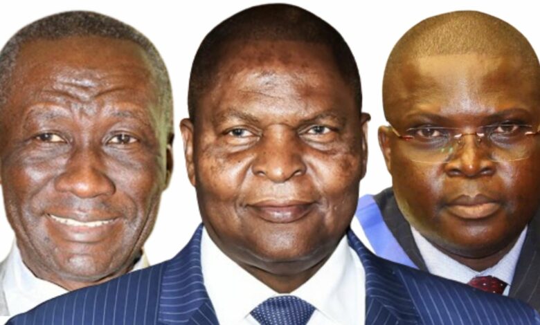 Faustin Touadera, Maurice Christian Ouanzin, Evariste Ngamana