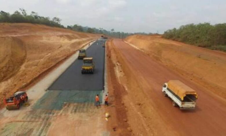 L’autoroute en chantier