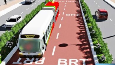 Matérialisation du Bus rapid transit(BRT)