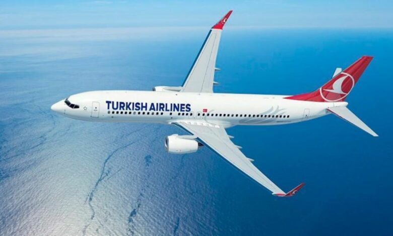 Turkish Airlines en plein vol