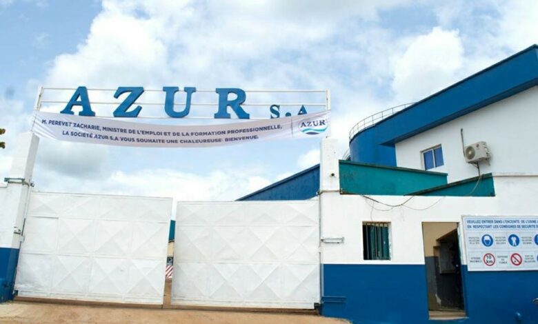 Une usine de Azur.